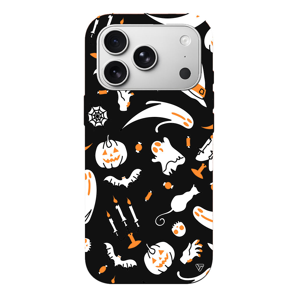 Cadılar Bayramı It's Halloween Lansman Model İçi Kadife Silikon Telefon Kılıfı