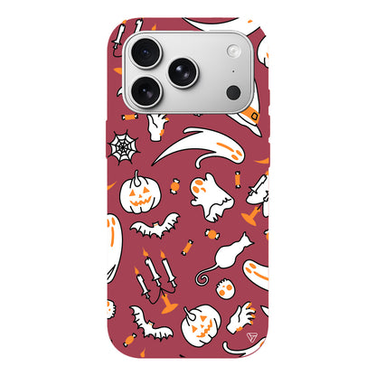 Cadılar Bayramı It's Halloween Lansman Model İçi Kadife Silikon Telefon Kılıfı
