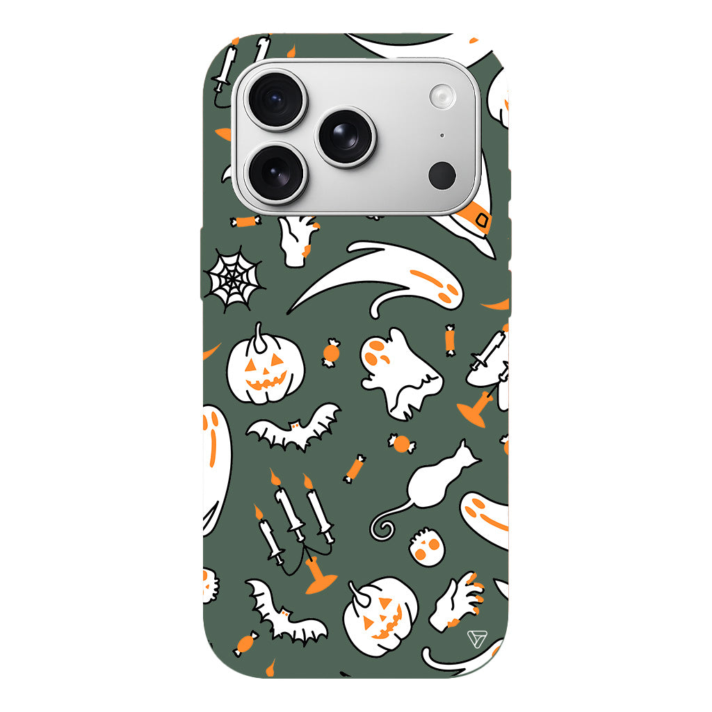 Cadılar Bayramı It's Halloween Lansman Model İçi Kadife Silikon Telefon Kılıfı