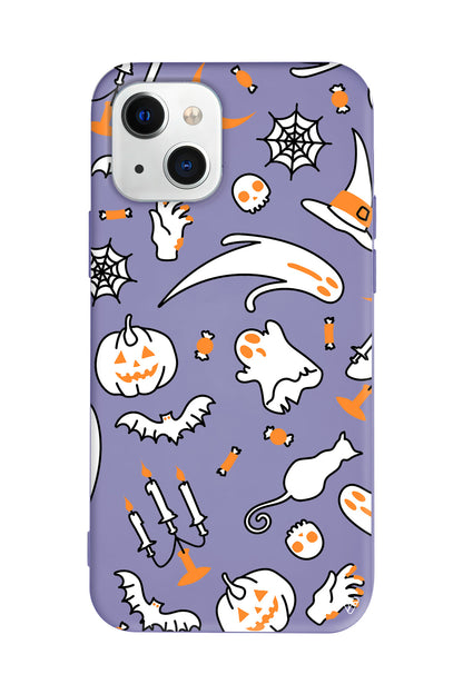 Cadılar Bayramı It's Halloween Lansman Model İçi Kadife Silikon Telefon Kılıfı – Plus Serisine Özel
