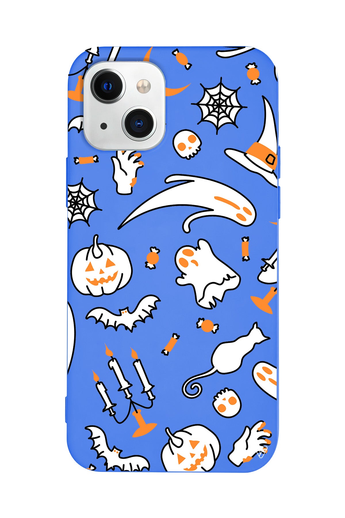 Cadılar Bayramı It's Halloween Lansman Model İçi Kadife Silikon Telefon Kılıfı