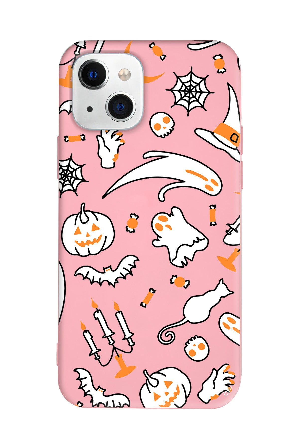 Cadılar Bayramı It's Halloween Lansman Model İçi Kadife Silikon Telefon Kılıfı