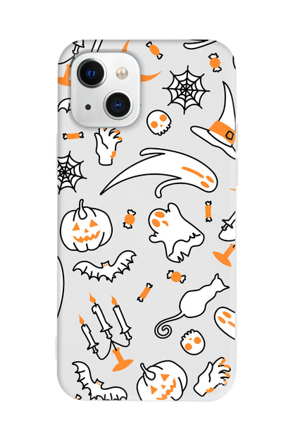 Cadılar Bayramı It's Halloween Lansman Model İçi Kadife Silikon Telefon Kılıfı – Plus Serisine Özel