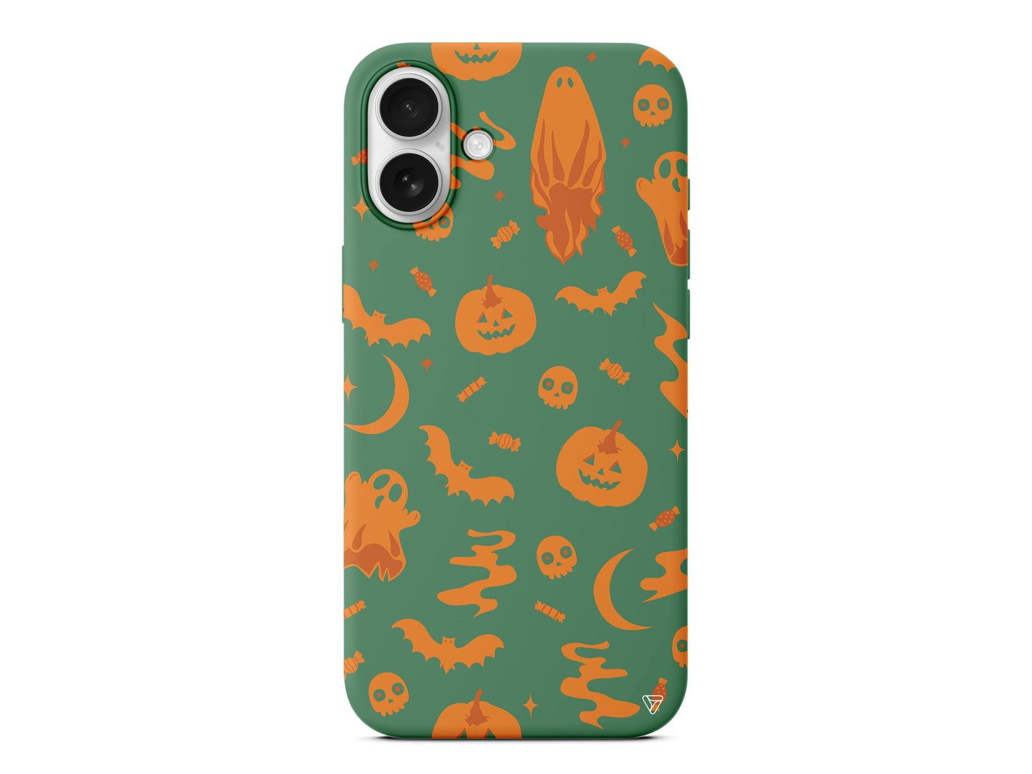 Spooky Orange Lansman Model İçi Kadife Silikon Telefon Kılıfı