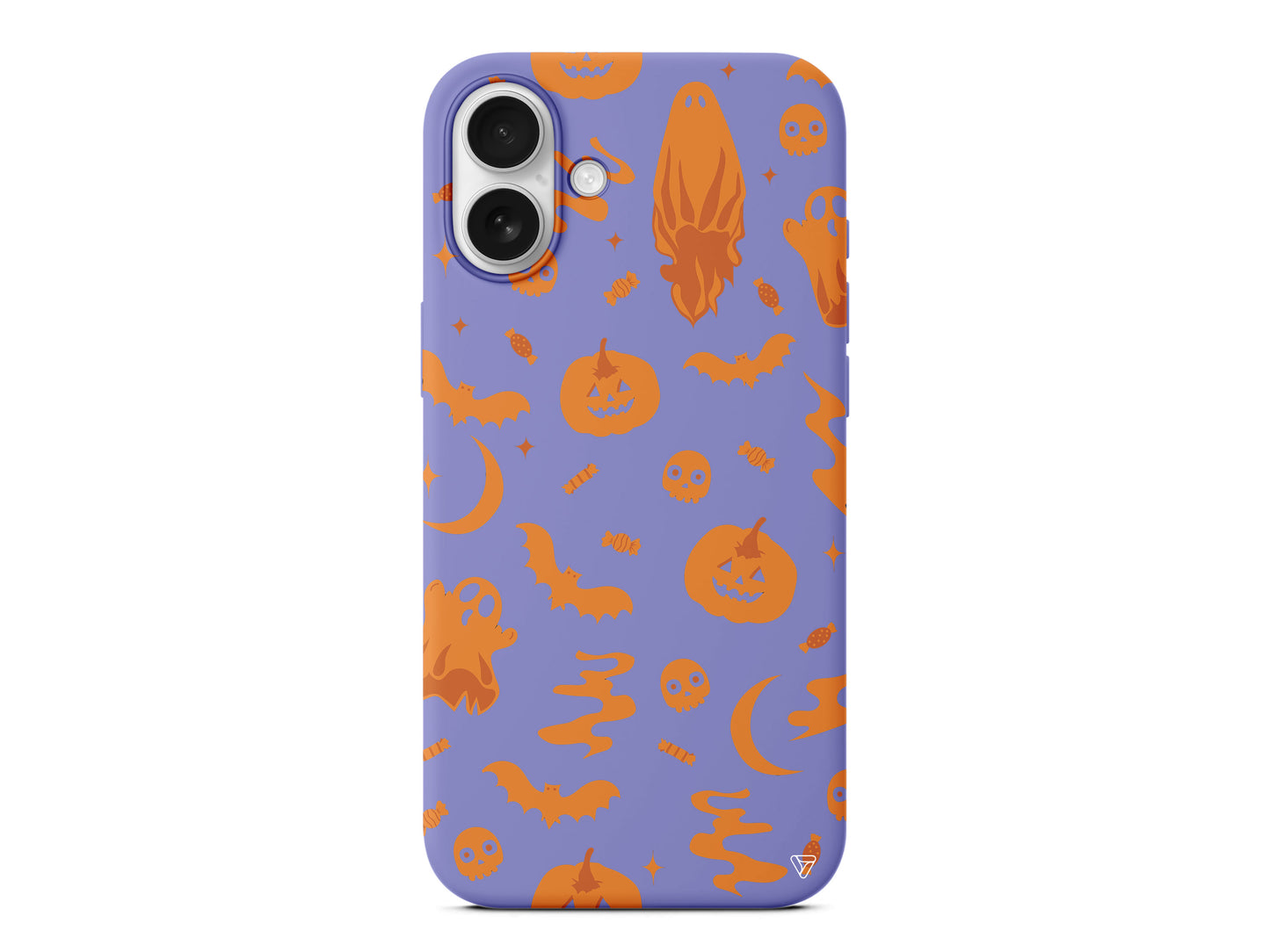 Spooky Orange Lansman Model İçi Kadife Silikon Telefon Kılıfı