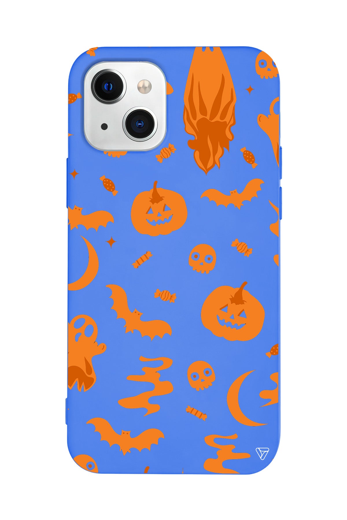 Spooky Orange Lansman Model İçi Kadife Silikon Telefon Kılıfı