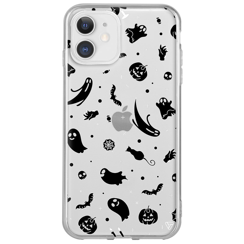 Cadılar Bayramı Halloween Black Lansman Model İçi Kadife Silikon Telefon Kılıfı