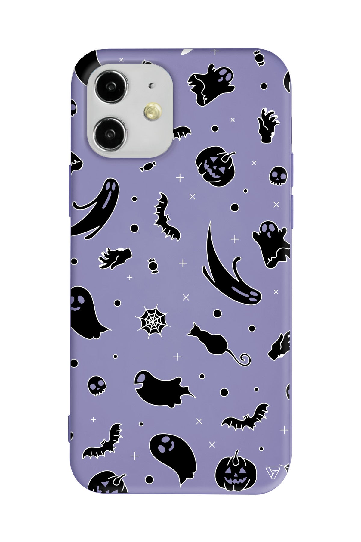 Cadılar Bayramı Halloween Black Lansman Model İçi Kadife Silikon Telefon Kılıfı