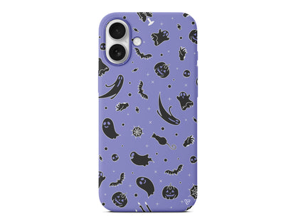 Cadılar Bayramı Halloween Black Lansman Model İçi Kadife Silikon Telefon Kılıfı