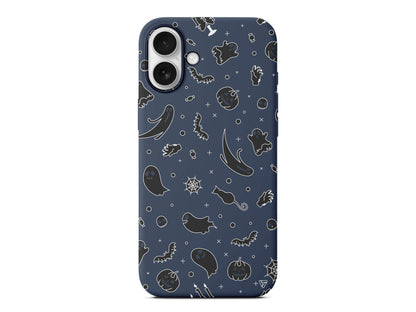 Cadılar Bayramı Halloween Black Lansman Model İçi Kadife Silikon Telefon Kılıfı – Plus Serisine Özel