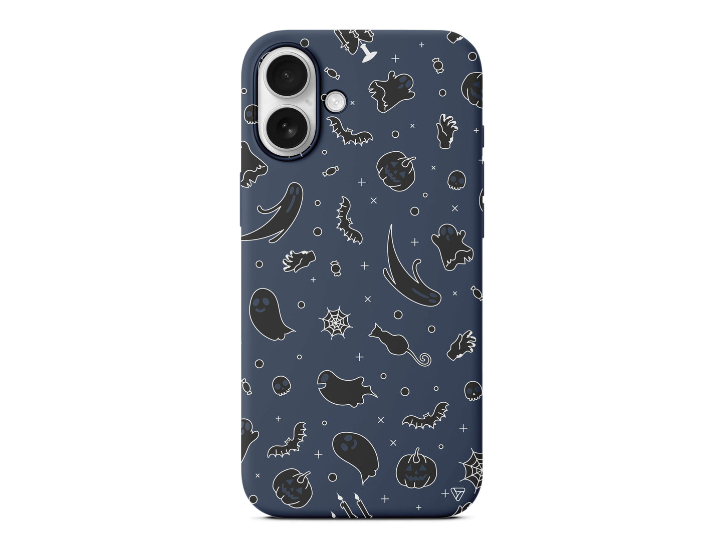 Cadılar Bayramı Halloween Black Lansman Model İçi Kadife Silikon Telefon Kılıfı