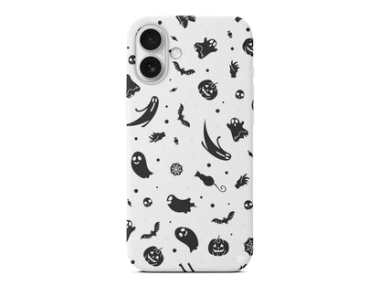 Cadılar Bayramı Halloween Black Lansman Model İçi Kadife Silikon Telefon Kılıfı