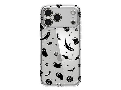 Cadılar Bayramı Halloween Black Lansman Model İçi Kadife Silikon Telefon Kılıfı