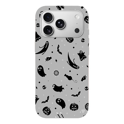 Cadılar Bayramı Halloween Black Lansman Model İçi Kadife Silikon Telefon Kılıfı