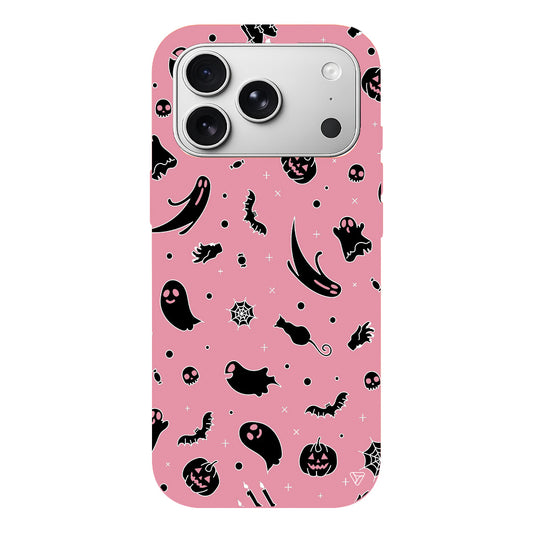 Cadılar Bayramı Halloween Black Lansman Model İçi Kadife Silikon Telefon Kılıfı