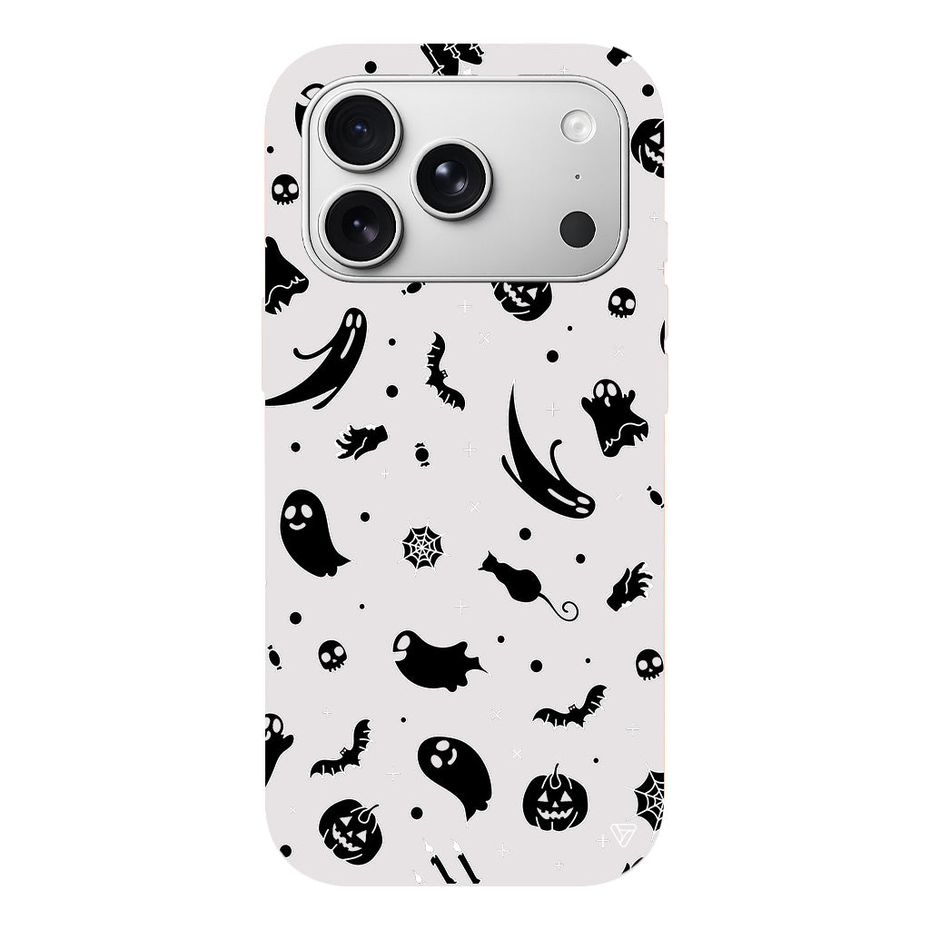 Cadılar Bayramı Halloween Black Lansman Model İçi Kadife Silikon Telefon Kılıfı