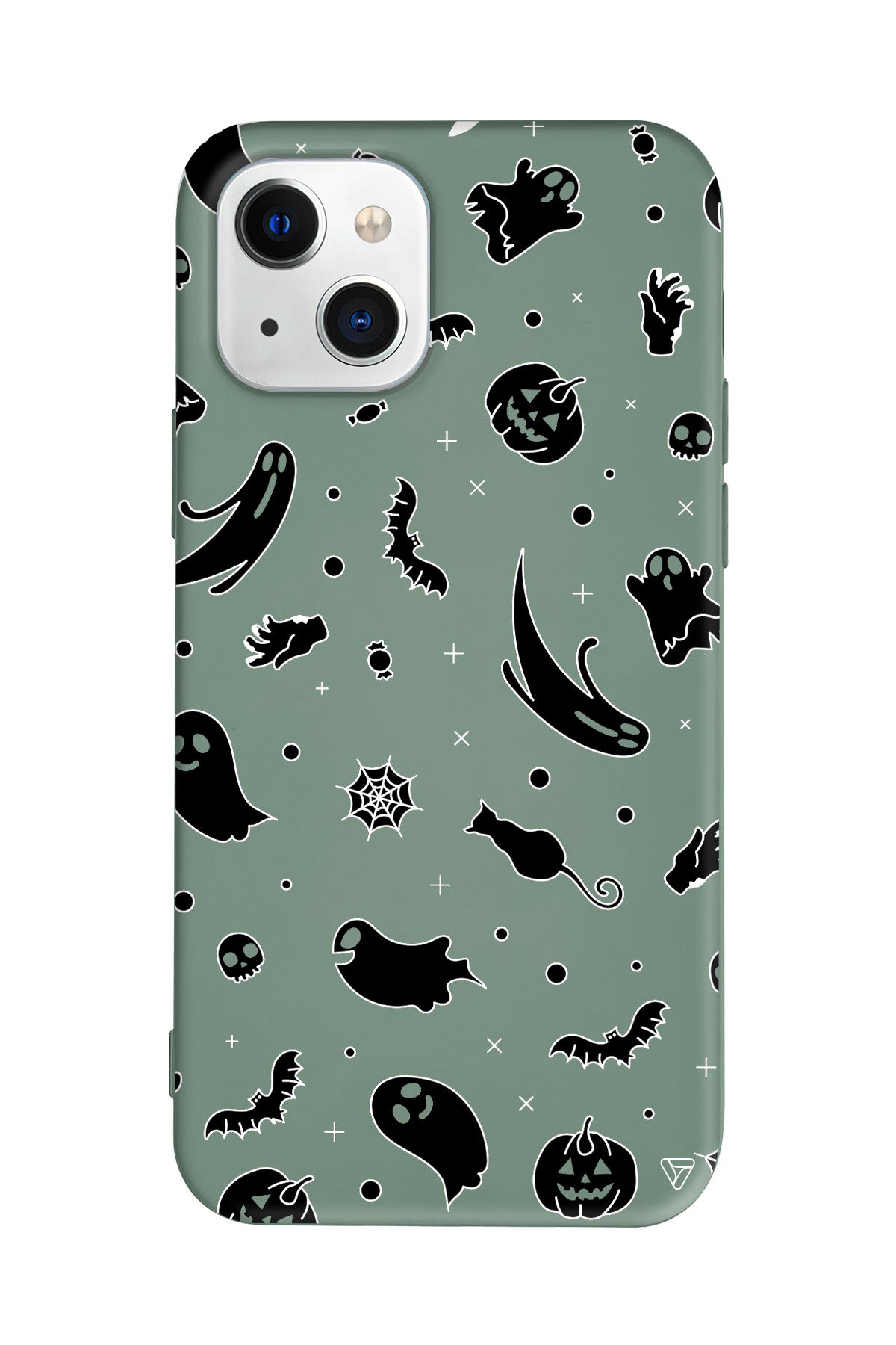 Cadılar Bayramı Halloween Black Lansman Model İçi Kadife Silikon Telefon Kılıfı