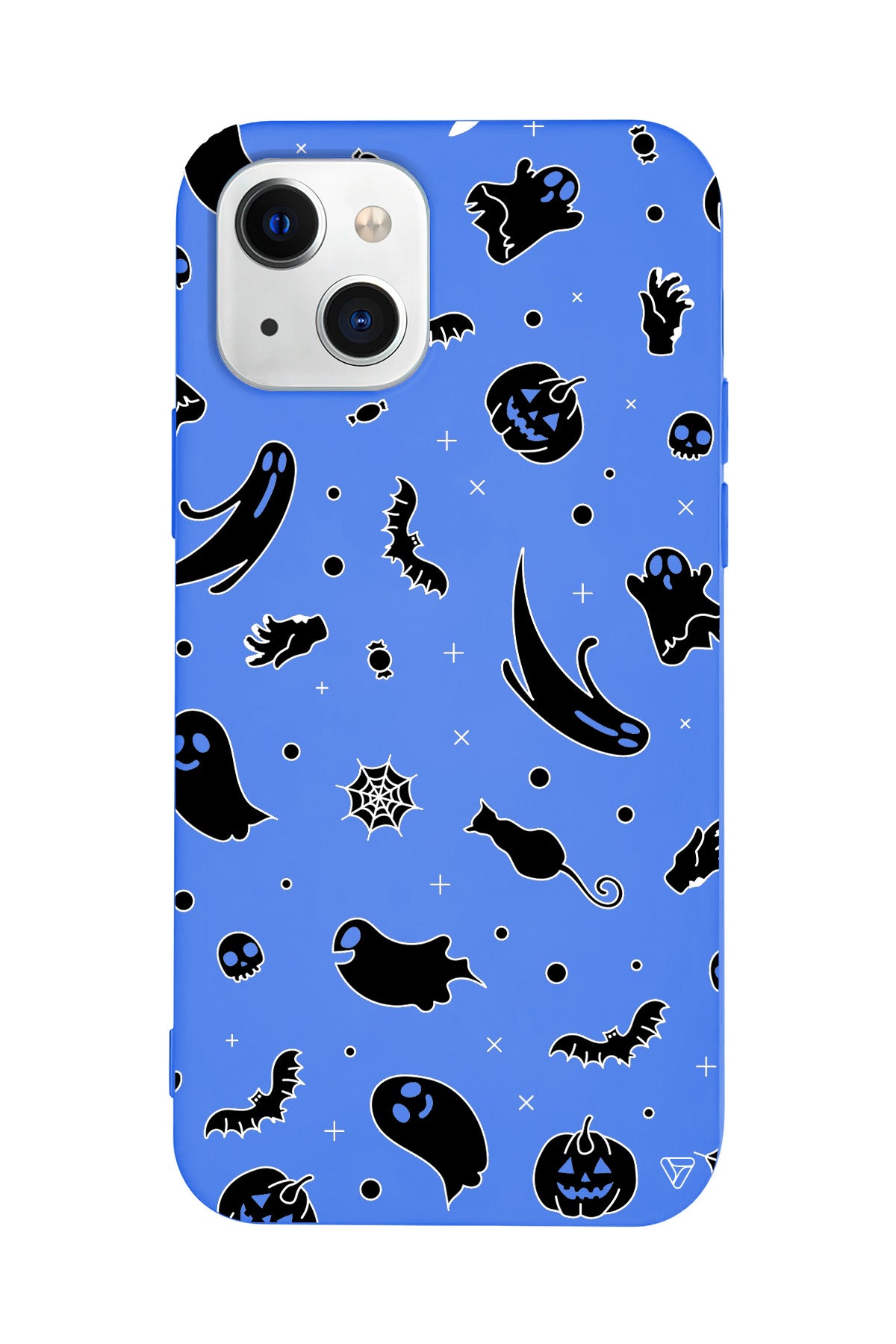 Cadılar Bayramı Halloween Black Lansman Model İçi Kadife Silikon Telefon Kılıfı