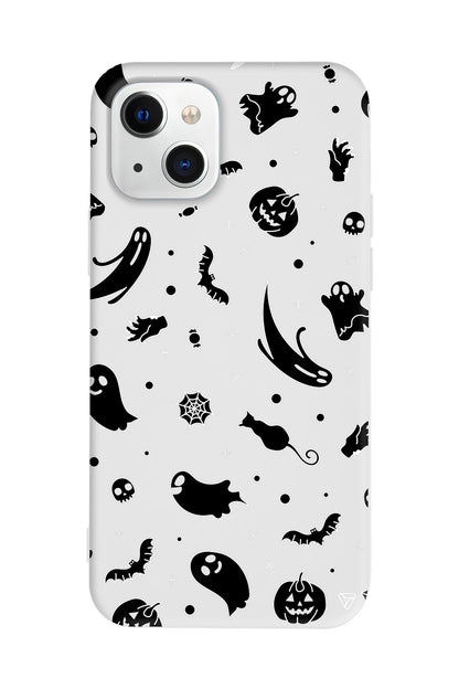 Cadılar Bayramı Halloween Black Lansman Model İçi Kadife Silikon Telefon Kılıfı – Plus Serisine Özel