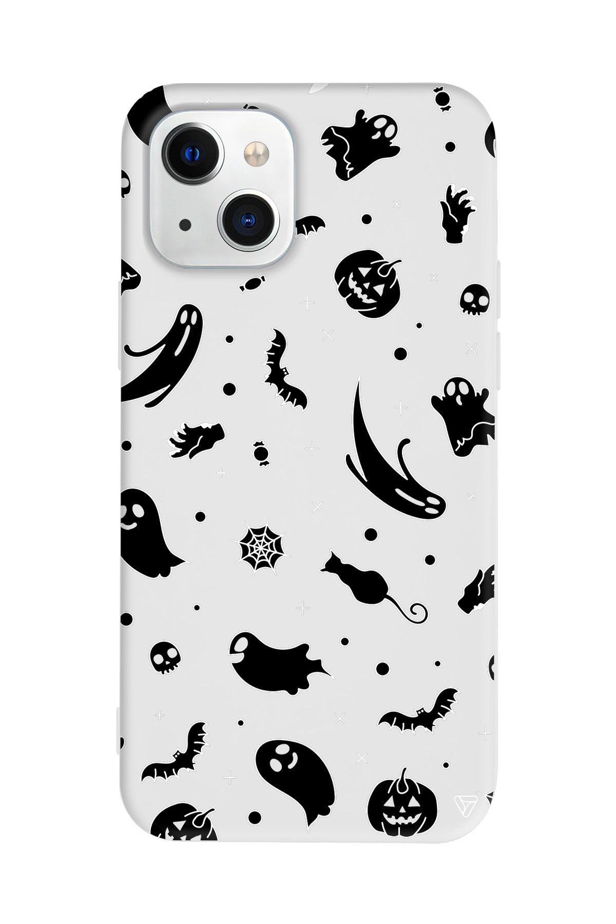 Cadılar Bayramı Halloween Black Lansman Model İçi Kadife Silikon Telefon Kılıfı