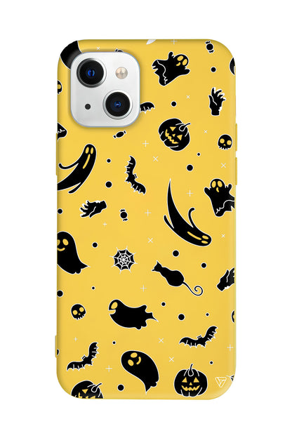 Cadılar Bayramı Halloween Black Lansman Model İçi Kadife Silikon Telefon Kılıfı – Plus Serisine Özel