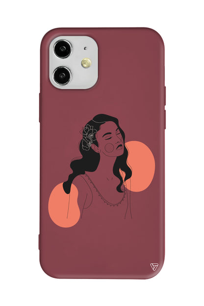 Emma Lansman Model İçi Kadife Silikon Telefon Kılıfı