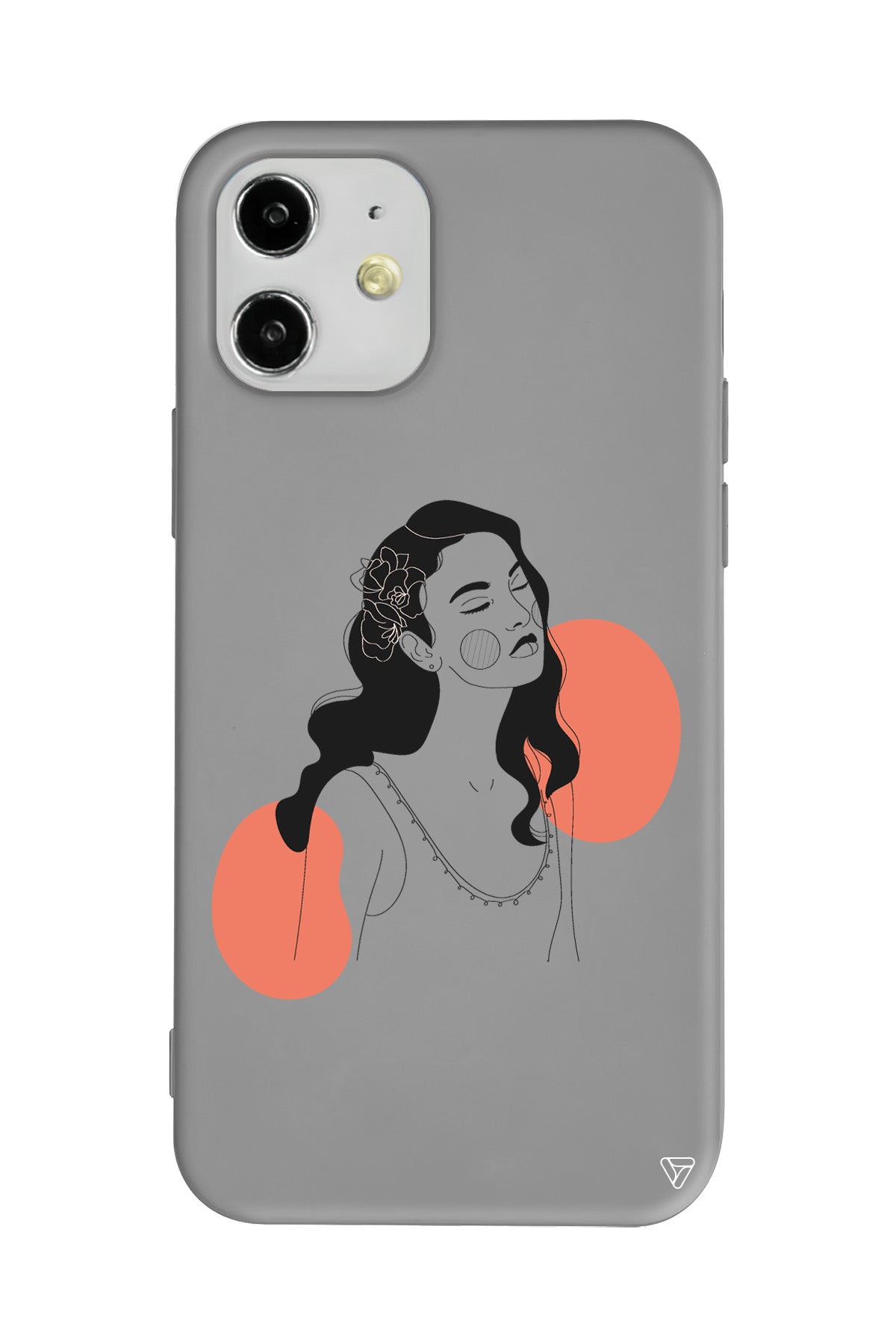 Emma Lansman Model İçi Kadife Silikon Telefon Kılıfı