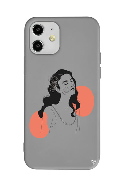 Emma Lansman Model İçi Kadife Silikon Telefon Kılıfı