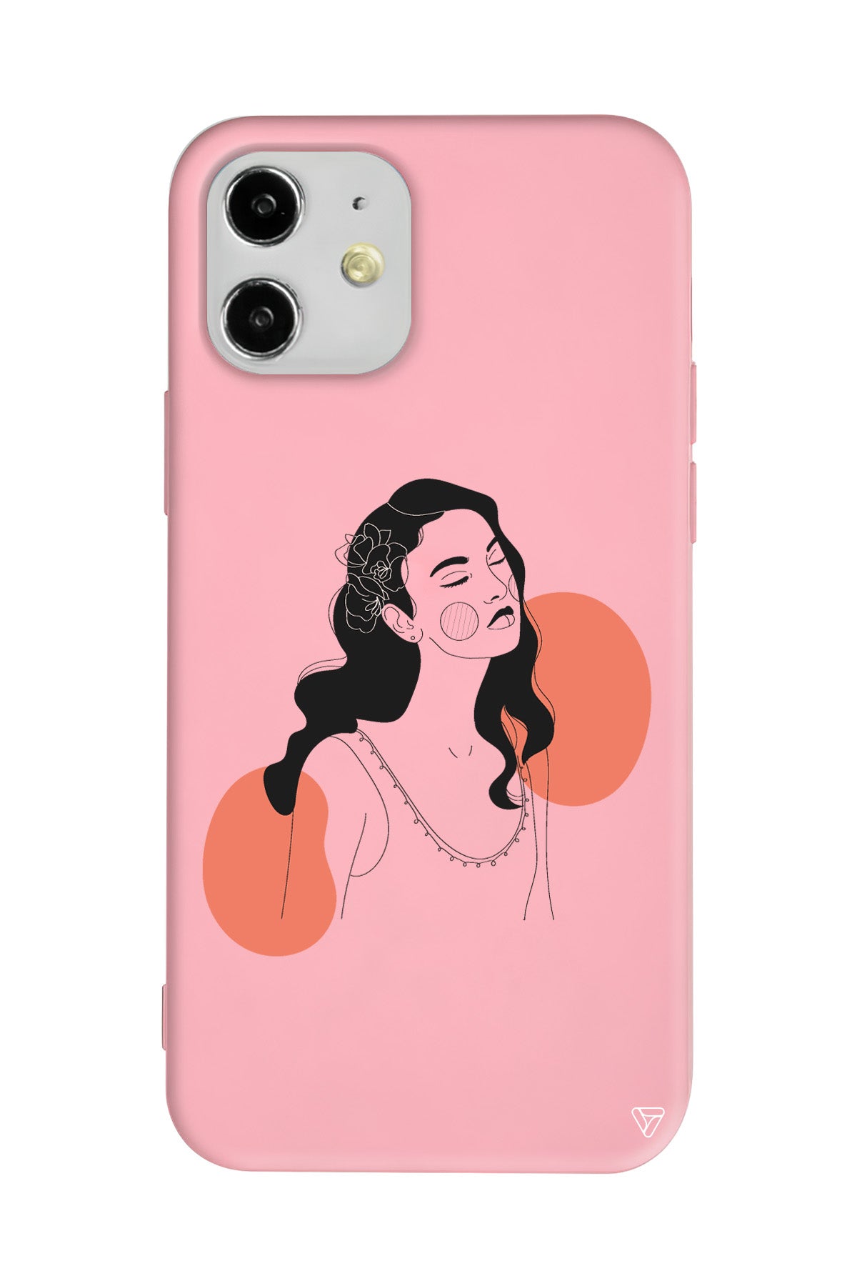 Emma Lansman Model İçi Kadife Silikon Telefon Kılıfı