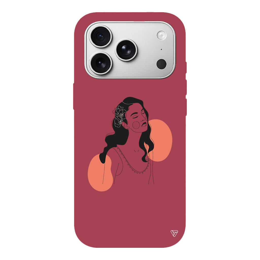 Emma Lansman Model İçi Kadife Silikon Telefon Kılıfı