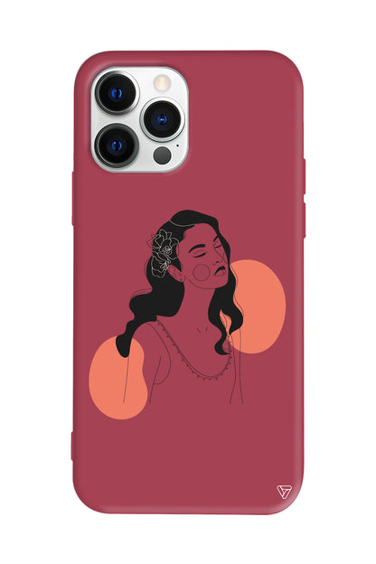 Emma Lansman Model İçi Kadife Silikon Telefon Kılıfı