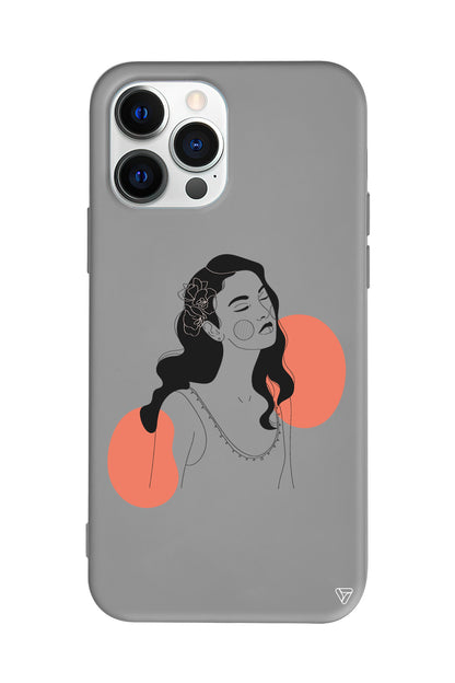 Emma Lansman Model İçi Kadife Silikon Telefon Kılıfı