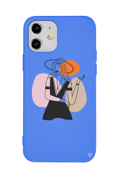 Isabella Lansman Model İçi Kadife Silikon Telefon Kılıfı