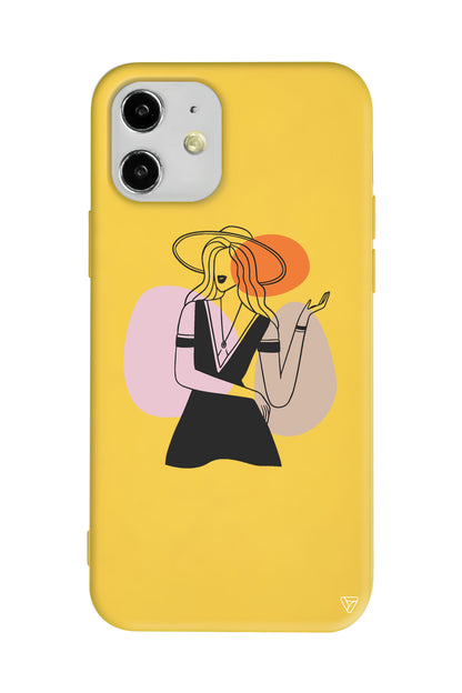 Isabella Lansman Model İçi Kadife Silikon Telefon Kılıfı