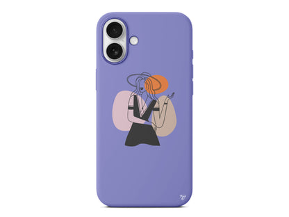 Isabella Lansman Model İçi Kadife Silikon Telefon Kılıfı