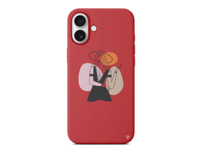 Isabella Lansman Model İçi Kadife Silikon Telefon Kılıfı – Plus Serisine Özel