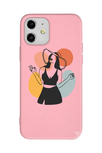 Isabella 2 Lansman Model İçi Kadife Silikon Telefon Kılıfı