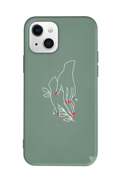 Eller Lansman Model İçi Kadife Silikon Telefon Kılıfı