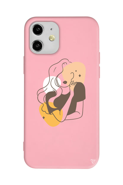 Sophia Lansman Model İçi Kadife Silikon Telefon Kılıfı