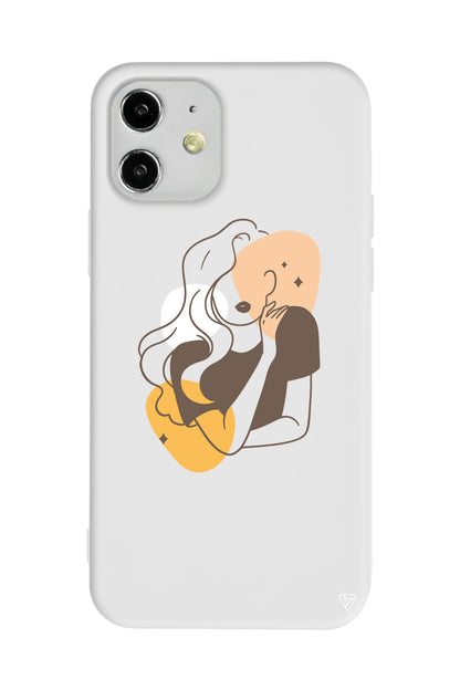 Sophia Lansman Model İçi Kadife Silikon Telefon Kılıfı