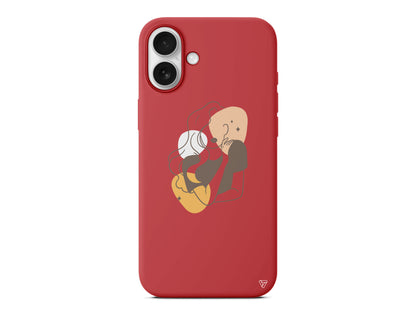 Sophia Lansman Model İçi Kadife Silikon Telefon Kılıfı – Plus Serisine Özel