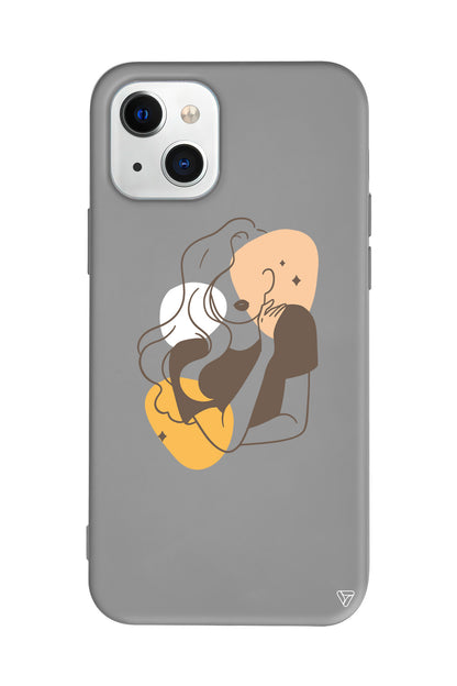 Sophia Lansman Model İçi Kadife Silikon Telefon Kılıfı