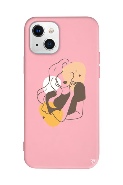 Sophia Lansman Model İçi Kadife Silikon Telefon Kılıfı – Plus Serisine Özel