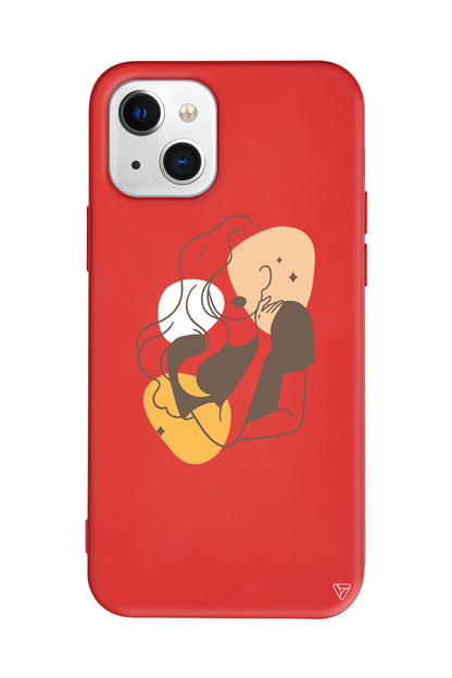 Sophia Lansman Model İçi Kadife Silikon Telefon Kılıfı – Plus Serisine Özel