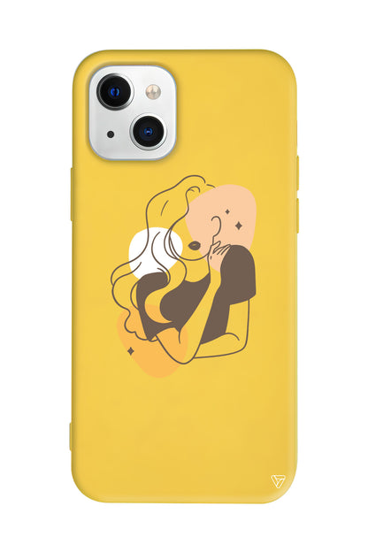 Sophia Lansman Model İçi Kadife Silikon Telefon Kılıfı