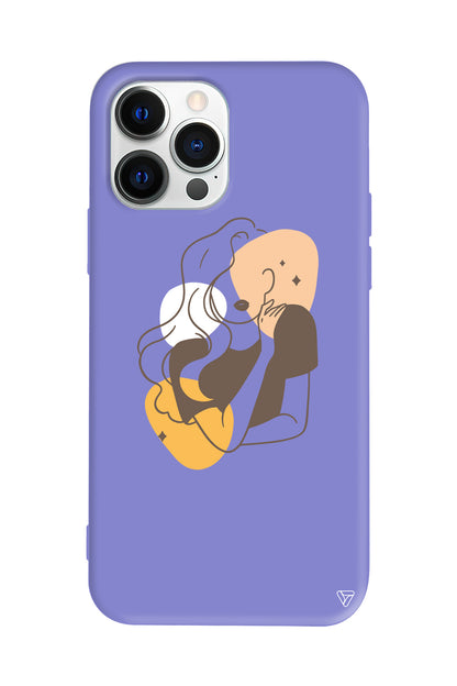 Sophia Lansman Model İçi Kadife Silikon Telefon Kılıfı