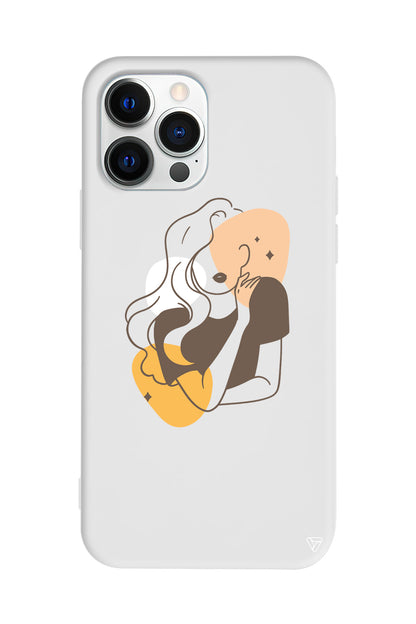 Sophia Lansman Model İçi Kadife Silikon Telefon Kılıfı