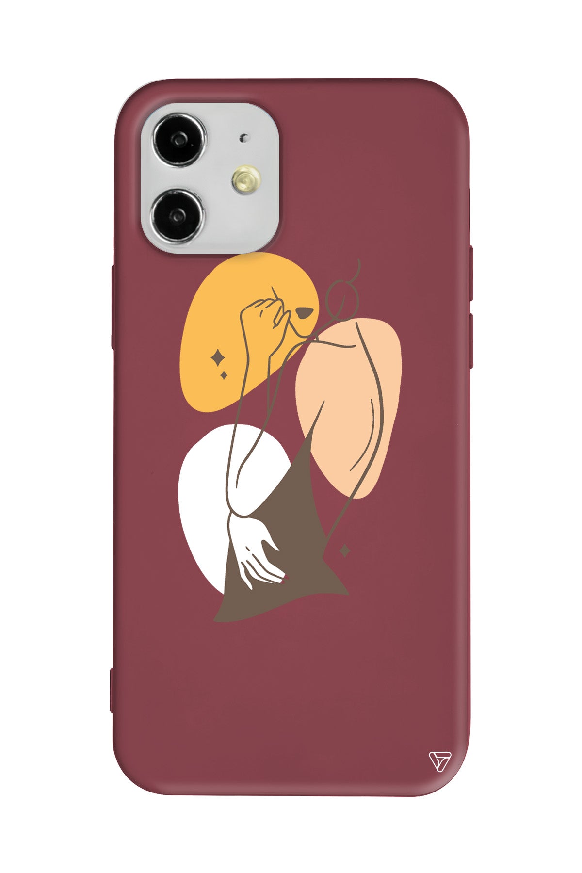 Olivia Lansman Model İçi Kadife Silikon Telefon Kılıfı