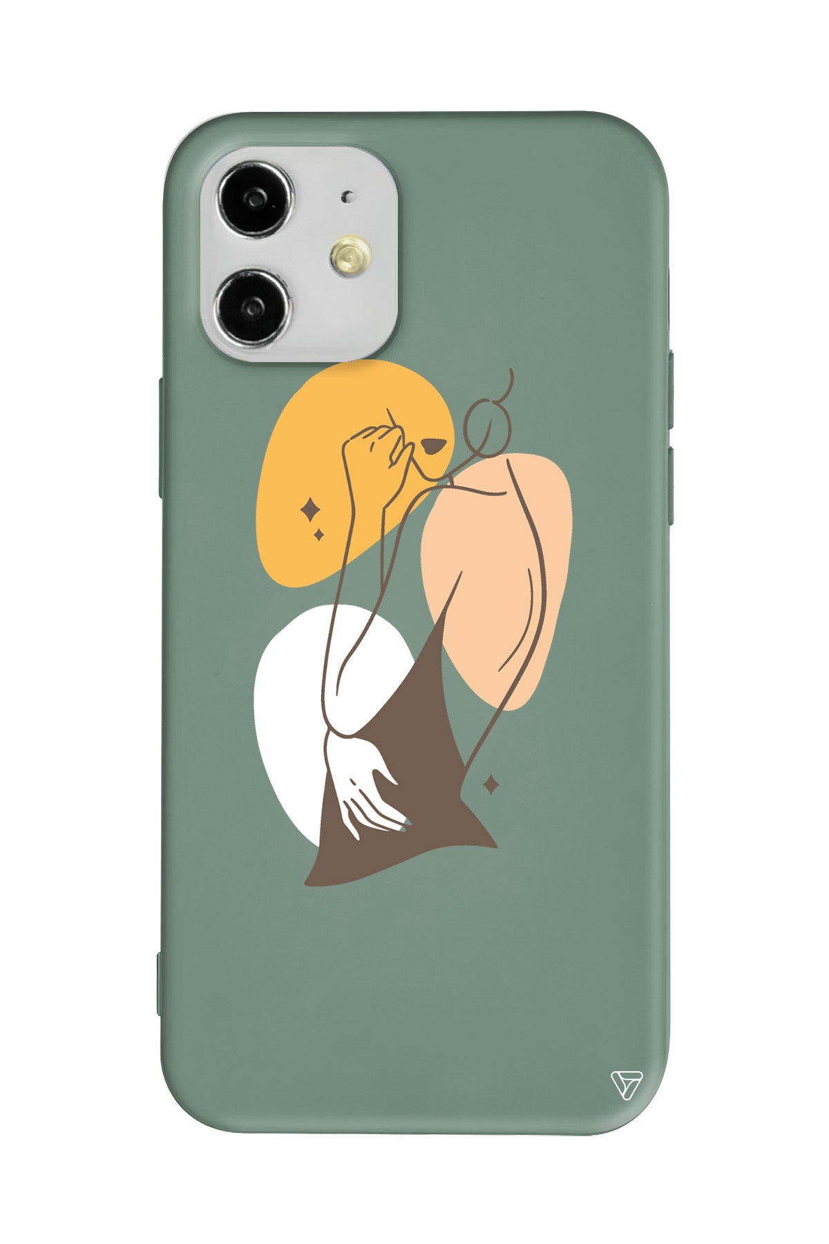 Olivia Lansman Model İçi Kadife Silikon Telefon Kılıfı