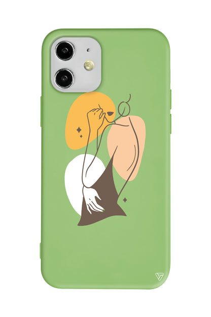 Olivia Lansman Model İçi Kadife Silikon Telefon Kılıfı